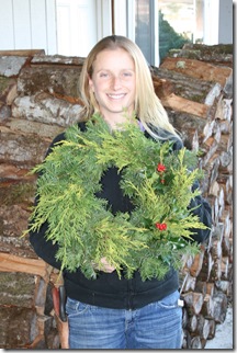 The proud wreath-maker