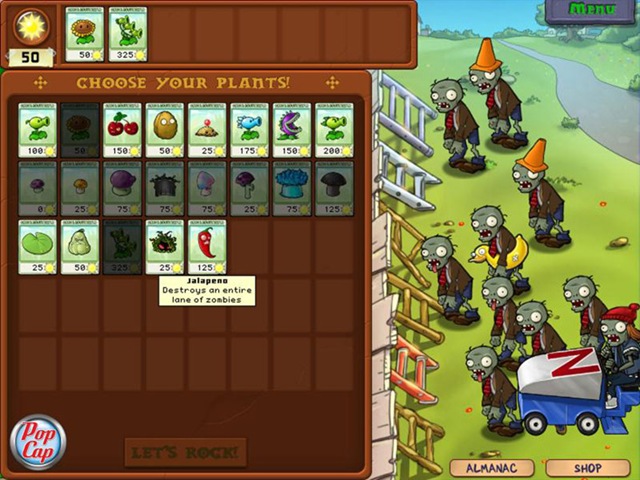 Videogame Plants vs. Zombies - Reviewed