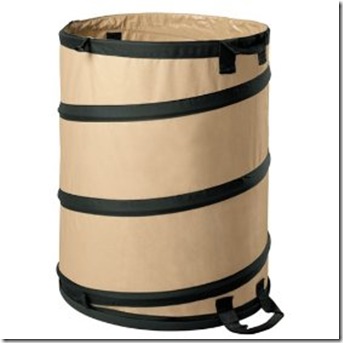 Folding Garden Reusable Yard Waste Bag Pop up Leaf Trash Can