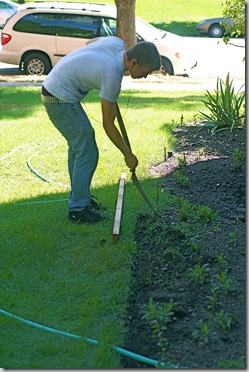 lawn edging saves time